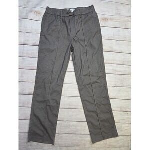 Abercrombie & Fitch Kids Loose Pant‎ 15/16 Drawstring Houndstooth Jogger Brown